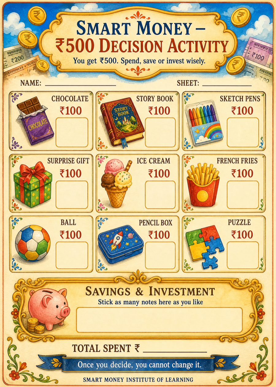 The 500 rupee decision
